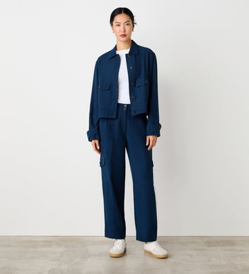 Alexa Navy Utility Jacket